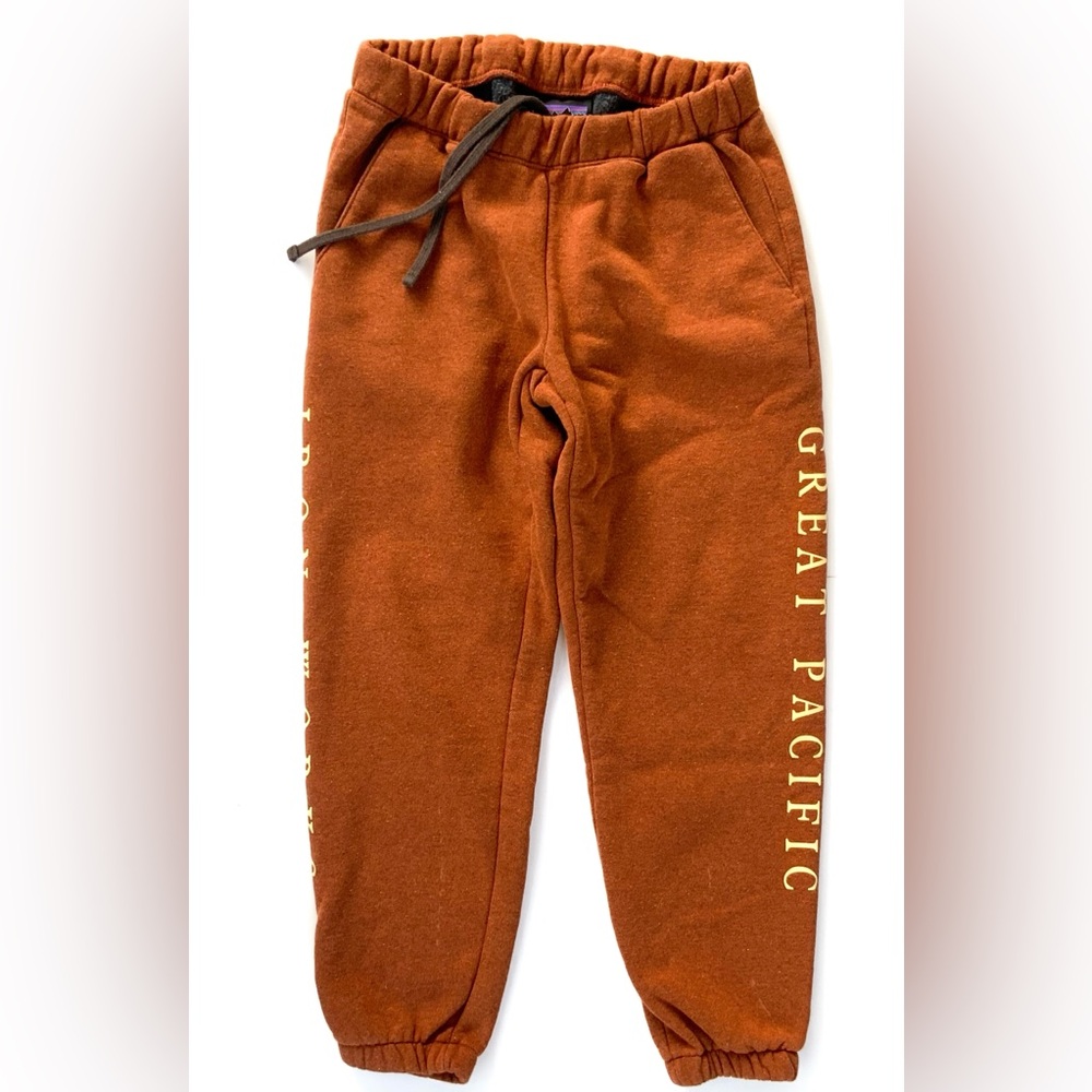 Patagonia Great Pacific Iron Works Burnt Orange Joggers Style 26064
